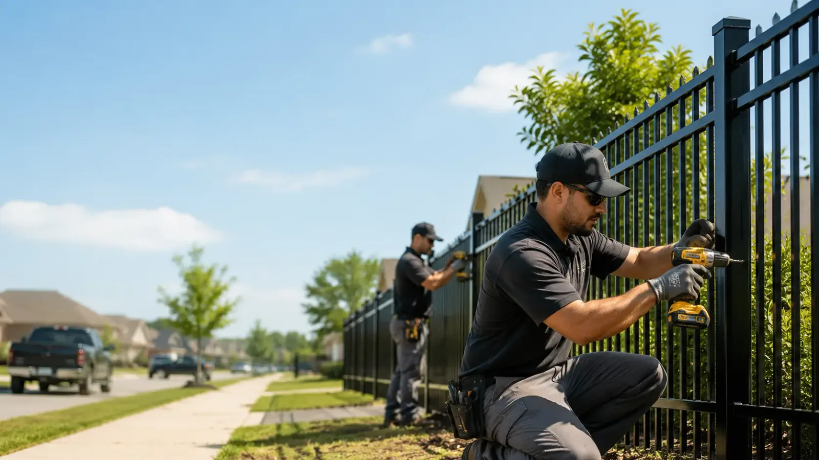 Metal Fence Installation in Leonard, TX
